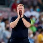 El entrenador neerlandés del Barcelona, Roland Koeman