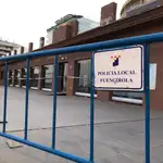 Quemado y precintado por la policía el local del chiringuito que Antonio David montó en Fuengirola