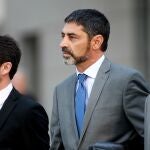 Josep Lluís Trapero, en su llegada a la Audiencia Nacionqal