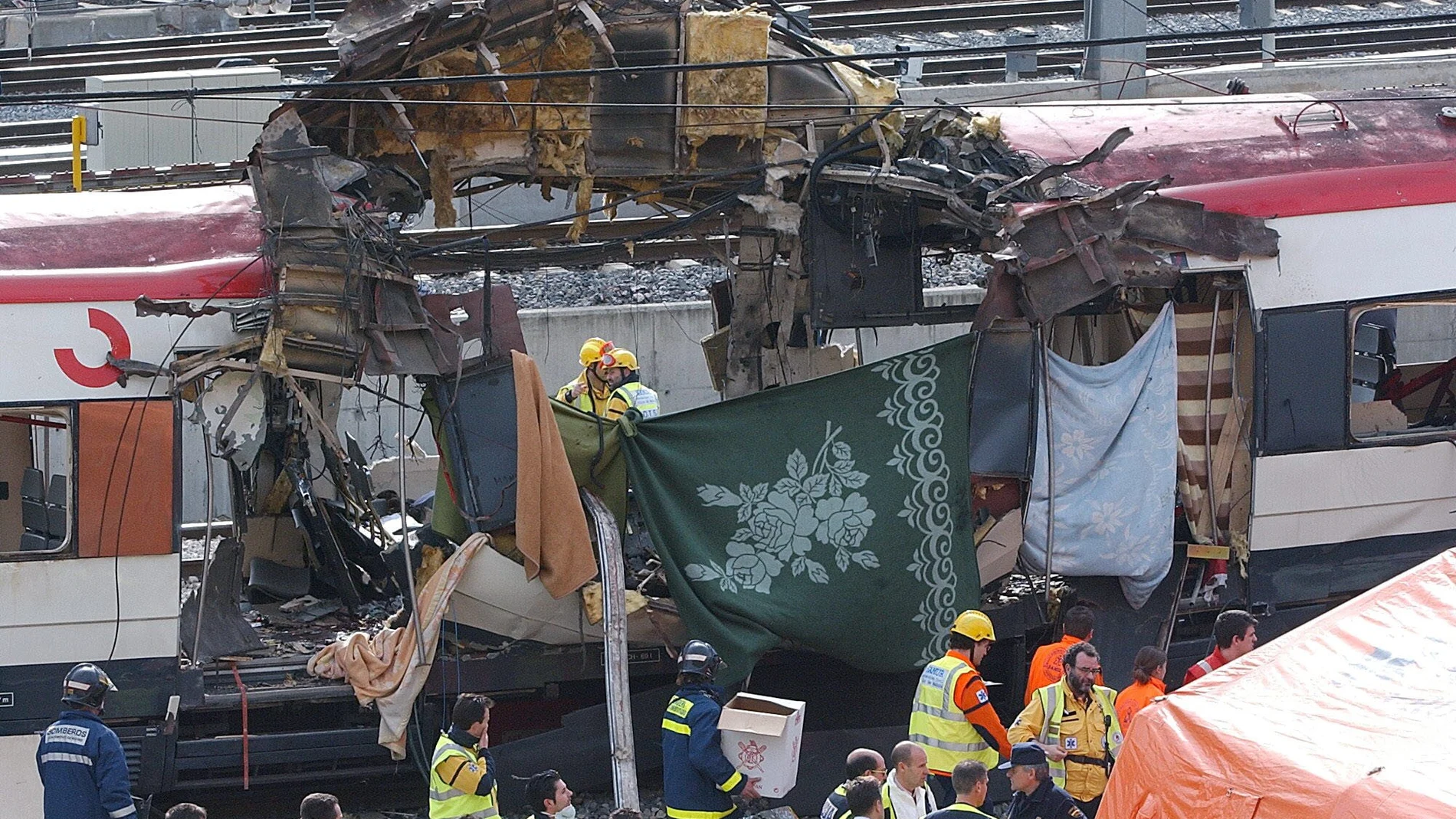 Estación de Atocha el 11 de marzo de 2004