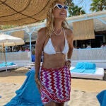 Carmen Lomana disfrutando de su lugar favorito del verano.