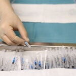 Varias dosis de la vacuna de Pfizer