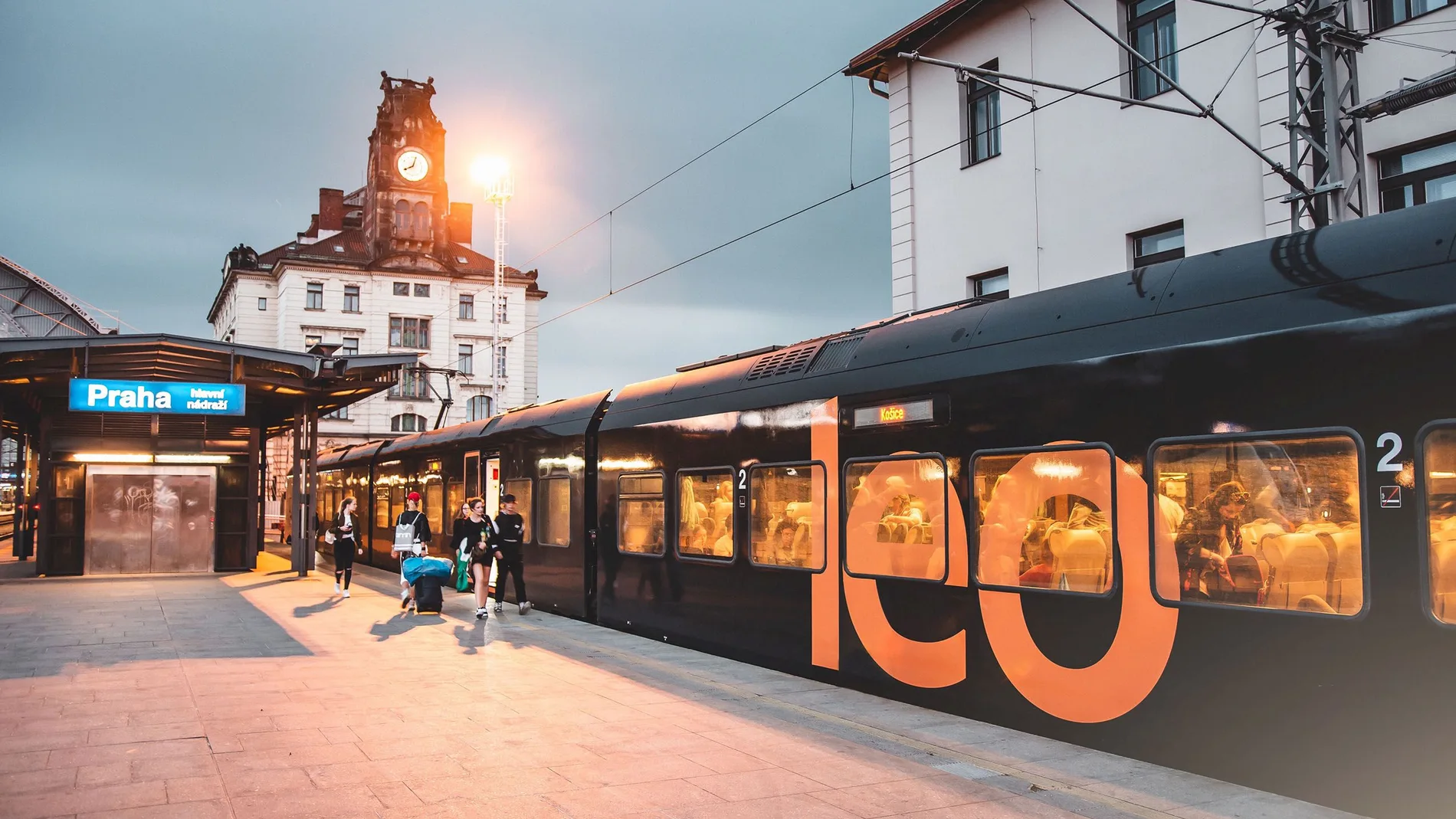 Tren de Leo Express en Praga