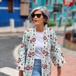 Carmen Gimeno con Kimono.