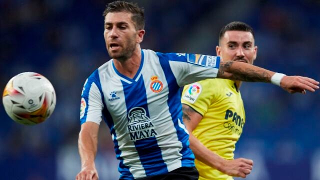 El centrocampista del Espanyol Adrián Embarba. EFE/Alejandro García