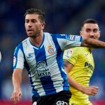 El centrocampista del Espanyol Adrián Embarba. EFE/Alejandro García