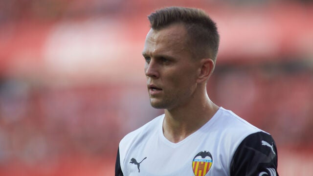 Denis Cheryshev con el Valencia.