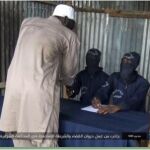 Una de las imágenes publicadas por los terroristas del Tribunal de aplicación de la Sharia