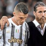 Cristiano Ronaldo, junto a Sergio Ramos