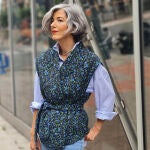 Carmen Gimeno con chaleco de Zara.