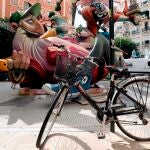 Las fallas mas voluminosas, la de la sección especial, prosiguen su montaje para que estén totalmente listas la semana del 1 al 5 de septiembre