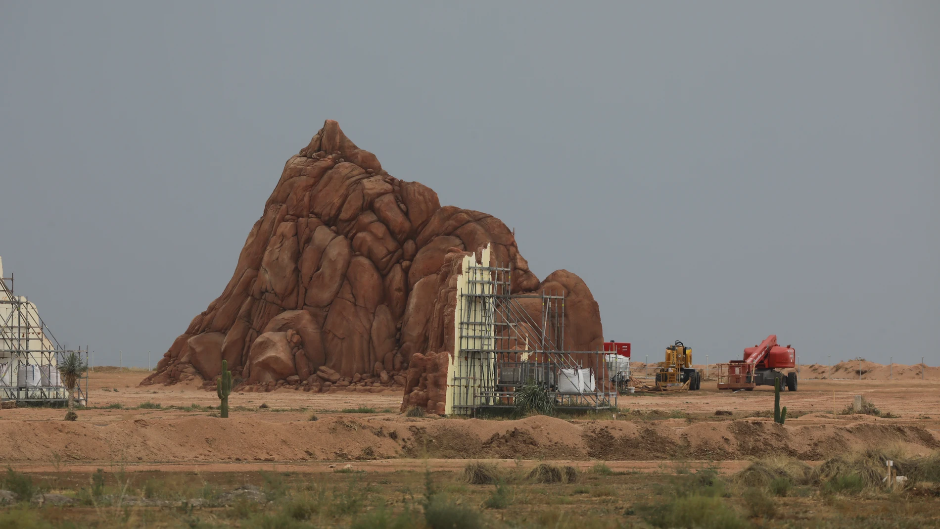 Decorados para la nueva película de Wes Anderson con Tom Hanks y Scarlett Johansson, en Chinchón