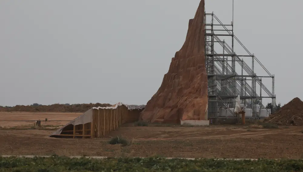 Decorados para la nueva película de Wes Anderson con Tom Hanks y Scarlett Johansson, en Chinchón