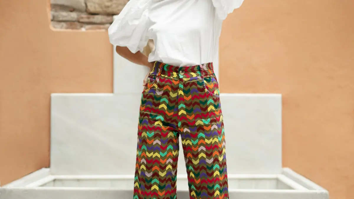 Pantalón estampado.
