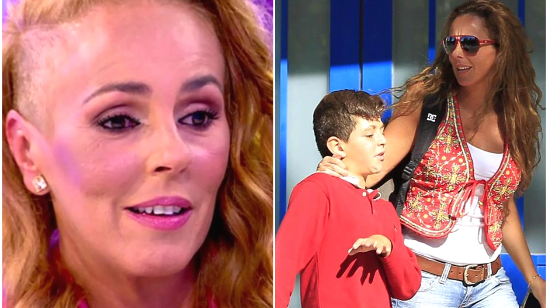 Rocío Carrasco y su hijo, David Flores