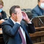 El ex líder de la extrema derecha austriaca, Hans Christian Strache, hoy en el tribunal de Viena