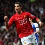 Cristiano Ronaldo, en su anterior etapa con el Manchester United.
