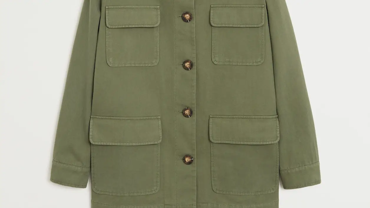 Chaqueta algodón multibolsillos, de Mango Outlet