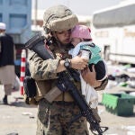 Evacuaciones en el aeropuerto de Kabul