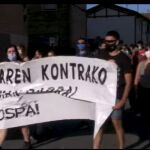Un momento de la manifestación