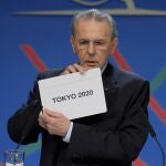 Jacques Rogge, presidente del COI, en el momento de la elección de Tokio como sede de los Juegos Olímpicos de 2020