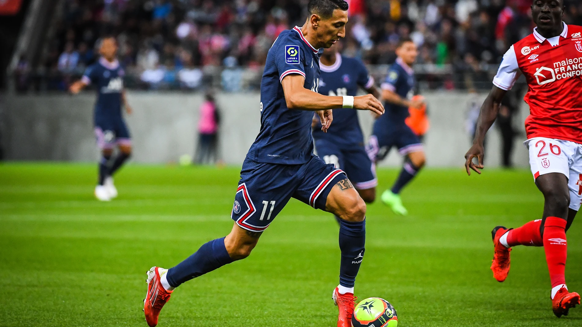 Ángel Di María con el PSG.