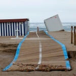 Sagunto ha sufrido esta madrugada un episodio de lluvias torrenciales que ha dejado acumulado más de 100 litros por metro cuadrado