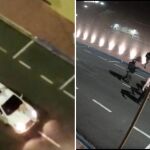Algunas personas fueron amarradas en el capó del coche a modo de “escudo humano” durante la fuga de los delincuentes