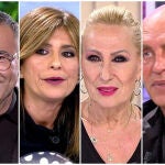 Jorge Javier Vázquez, Gema López, Rosa Benito y Kiko Matamoros en un montaje