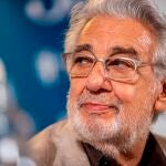 Prague (Czech Republic), 02/09/2021.- Spanish tenor Placido Domingo attends a press conference of the International Music Festival Cesky Krumlov, in Prague, Czech Republic, 02 September 2021. Domingo will perform on 04 September during the festival. (República Checa, Praga) EFE/EPA/MARTIN DIVISEK