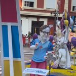 Francisco Marhuenda, director de LA RAZÓN, "ninot" en la Falla Cuba- Literato Azorín de Valencia