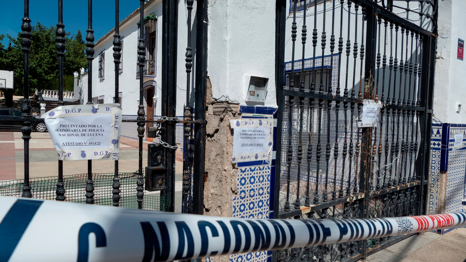 La finca donde ocurrieron los hechos. EFE/David Arjona