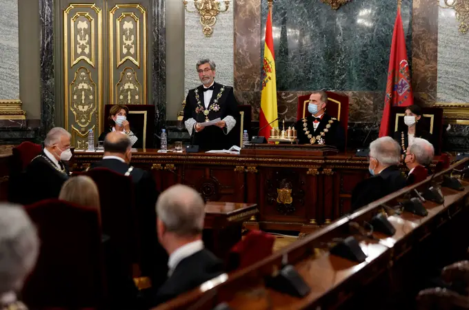 Así pasó Lesmes los días previos a su discurso más «atrevido» ante Felipe VI Así pasó Lesmes los días previos a su discurso más «atrevido» ante Felipe VI