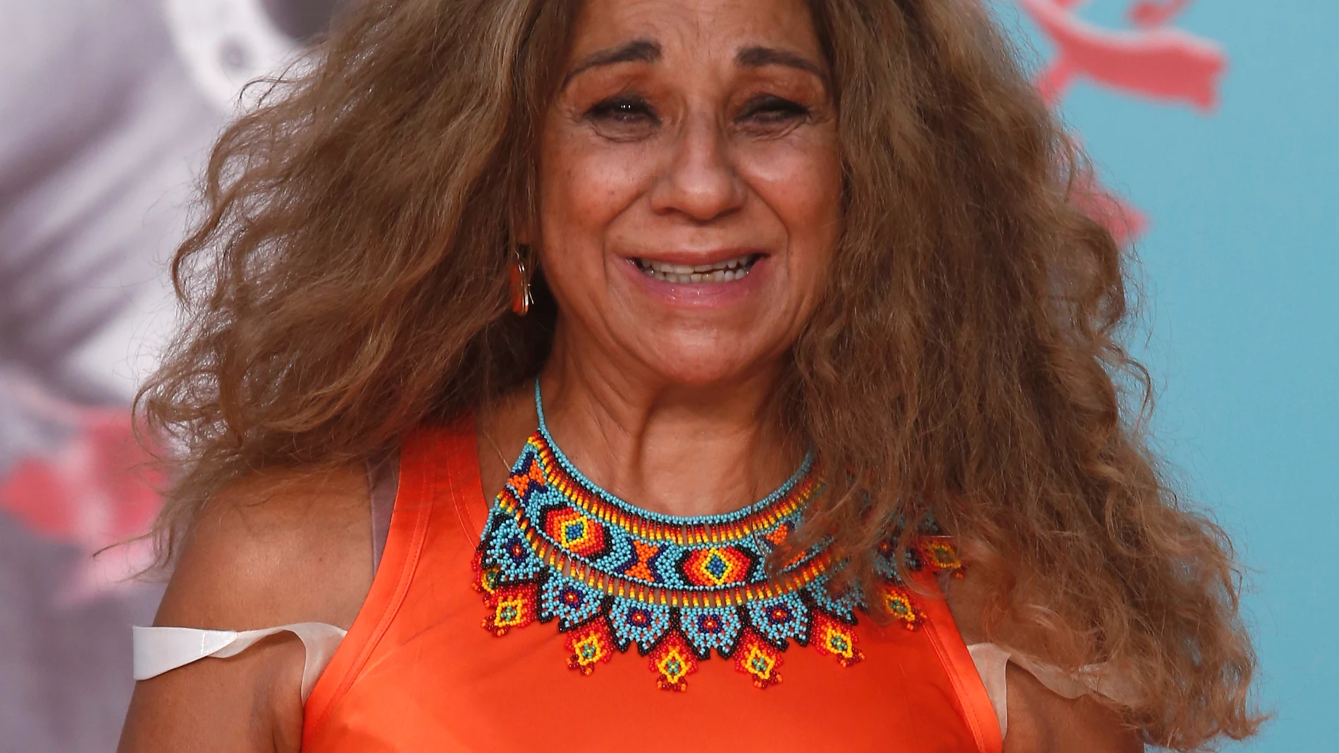 Lolita Flores durante la presentación de 'Lola' de Movistar+