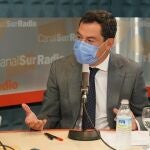 Juanma Moreno, en Canal Sur Radio