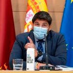 El presidente de Murcia, Fernando López Miras