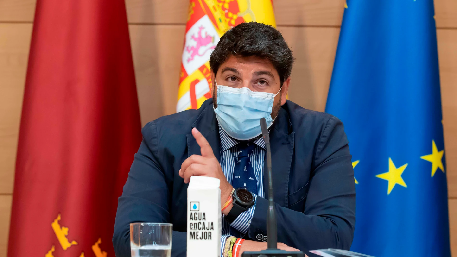 El presidente de Murcia, Fernando López Miras