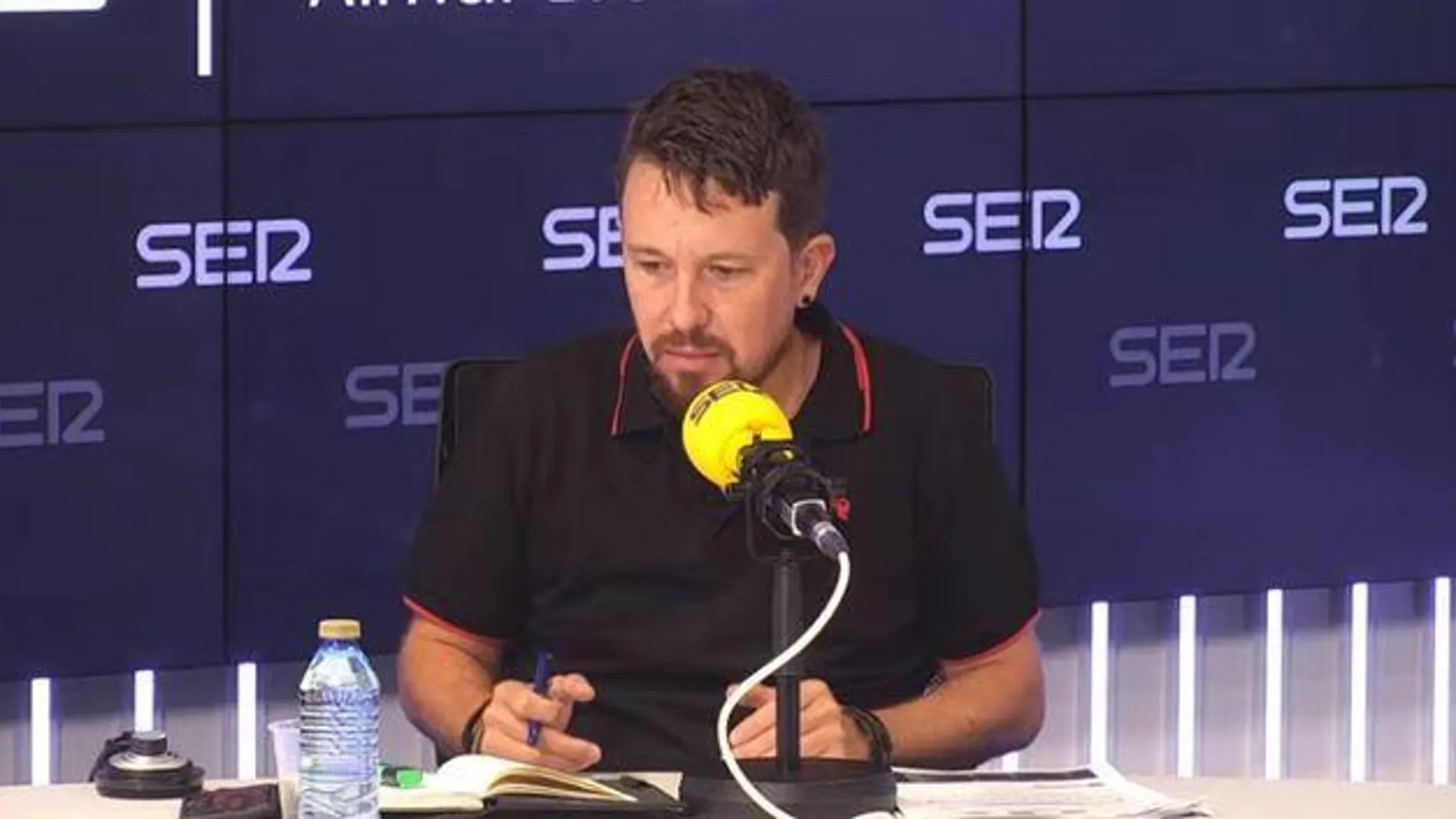 Pablo Iglesias en la Cadena Ser