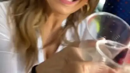 Raquel Bollo en la despedida de soltera de Anabel Pantoja