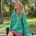 Amelia Bono con el jersey de Zara.