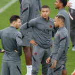 Lionel Messi, Kylian Mbappe y Neymar