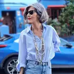 Carmen Gimeno con perlas.