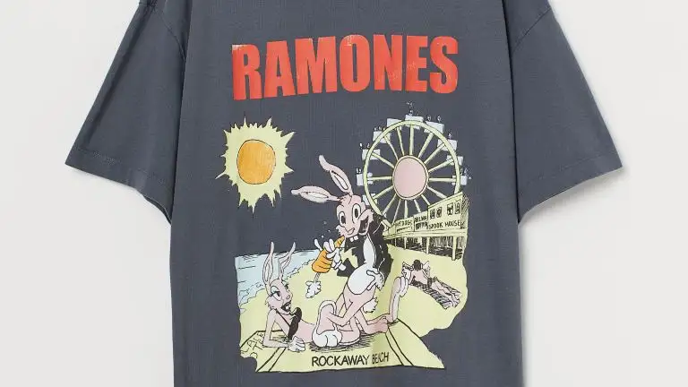 Camiseta con motivo estampado de Los Ramones, de H&M