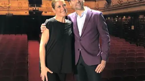 El bailarín y coreógrafo Antonio Najarro con Sara Baras