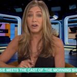 Jennifer Aniston durante el programa
