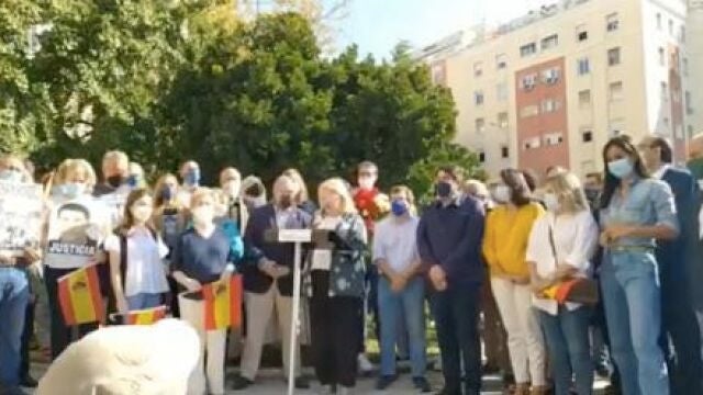 Concentración de las víctimas de ETA en Madrid