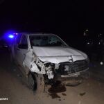 Aspecto del coche accidentado