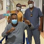 Edson Arantes do Nascimento, Pelé, en el hospital Albert Einstein de Sao Paulo.