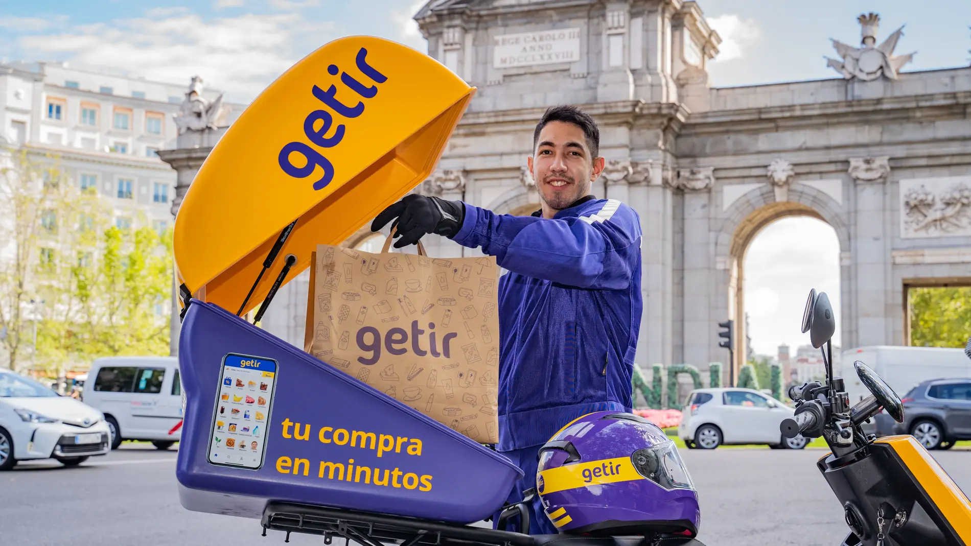 Repartidor de Getir en Madrid