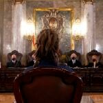 Alberto Rodríguez durante su juicio en el Tribunal Supremo por atentado a agentes de la autoridad